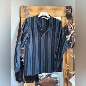 Oversized Striped Shirt